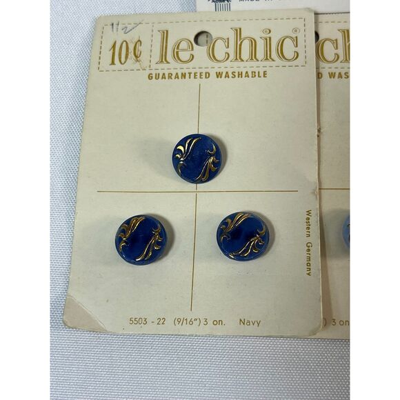 Vintage Buttons Lot Le Chic Lansing Pearls Ultracraft - Picture 2 of 9